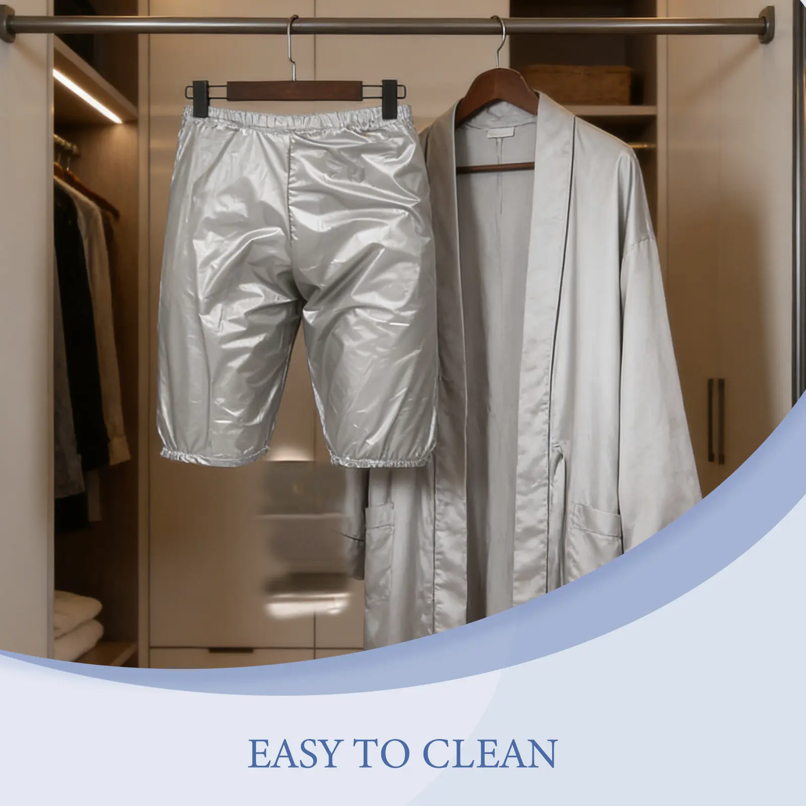 2Pcs Adult Diaper Covers Waterproof Leakproof PVC Reusable Incontinence Pants for Women Men Overnight Travel Daily Use Washable
