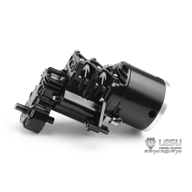 LESU 1/14 RC 2-Speed High Torque Gearbox Transmission B for DIY Tamiyaya Remote Control Vehicle Tractor Truck Model Toys TH02226