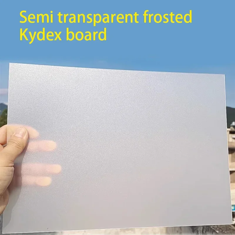 

New Semi Transparent Frosted Kydex Thermoplastic Board for Knife Sheath Gun Case Making Material - Kydex Plate Holster Material