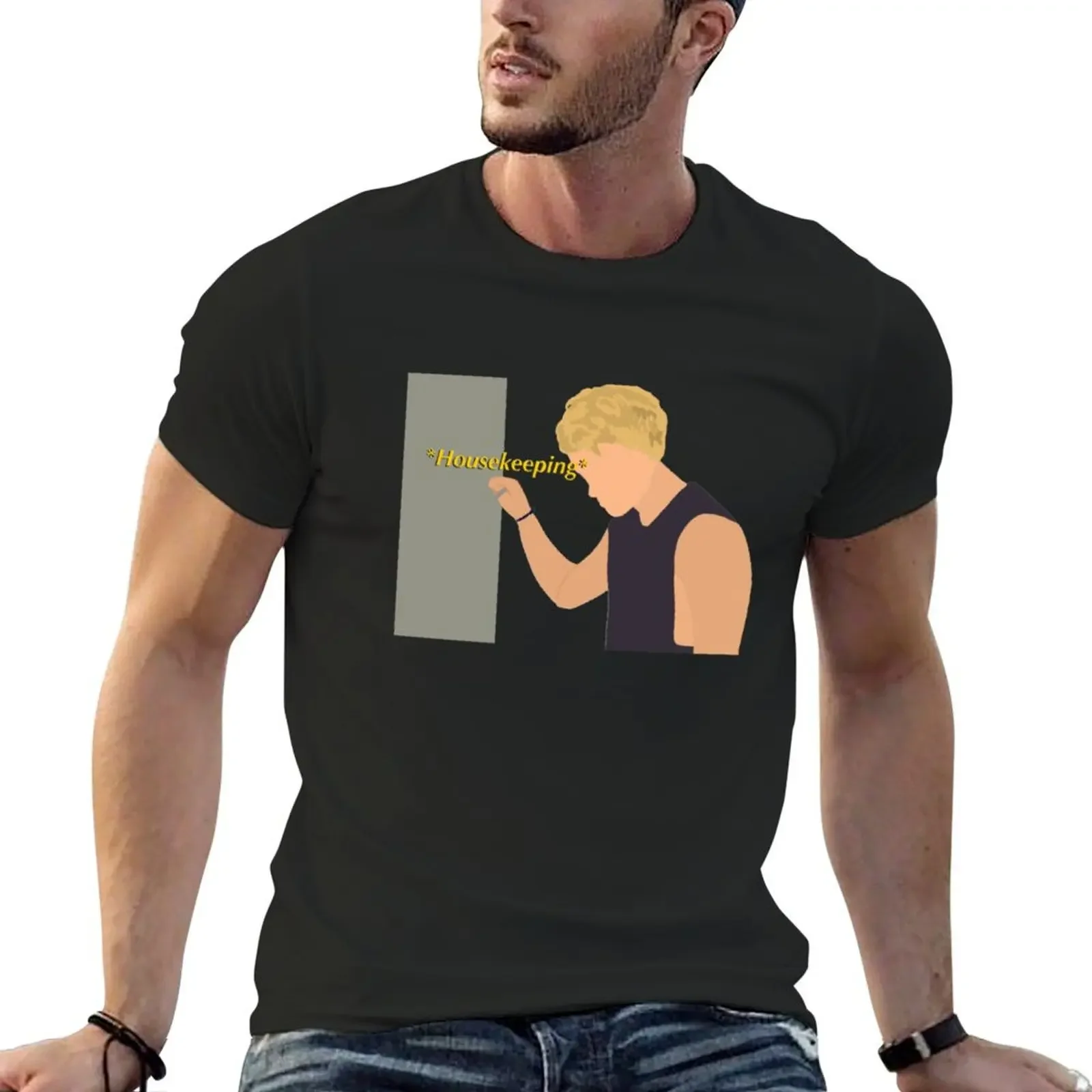 Jj saying housekeeping T-Shirt shirts graphic tees basketball graphic tees customs design your own heavy weight t shirts for men