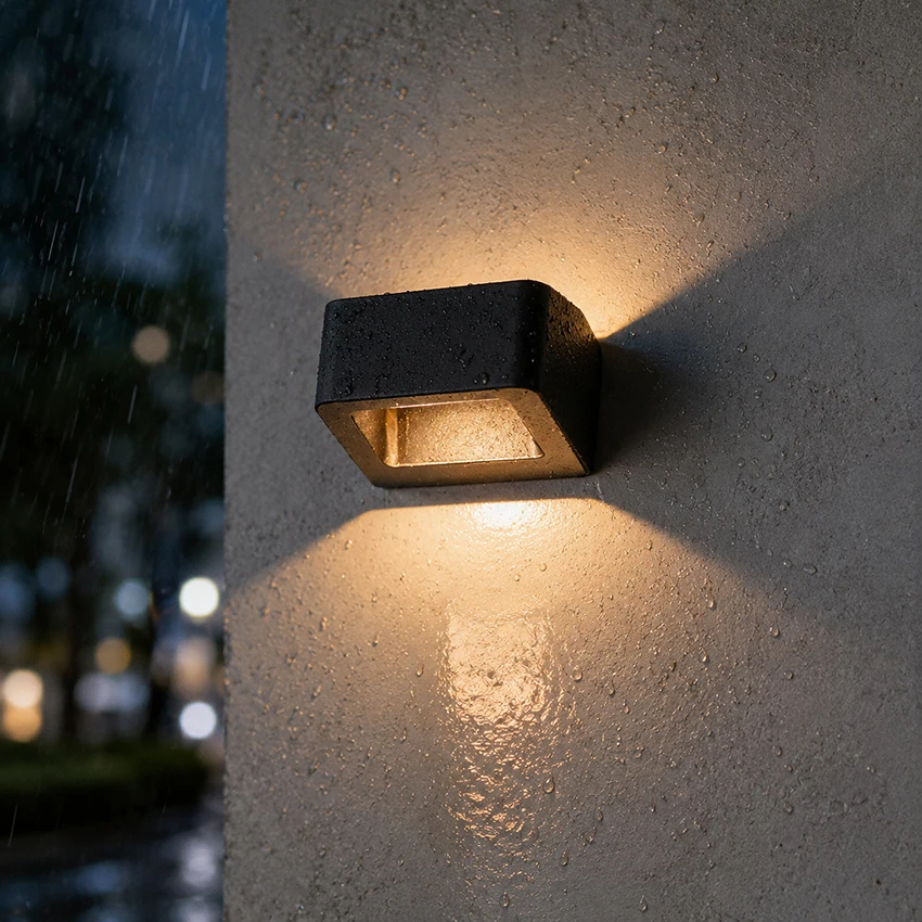 

12W Aluminum Outdoor Waterproof Wall Lamp up down Indoor Outdoor Wall Lights for Home Decor