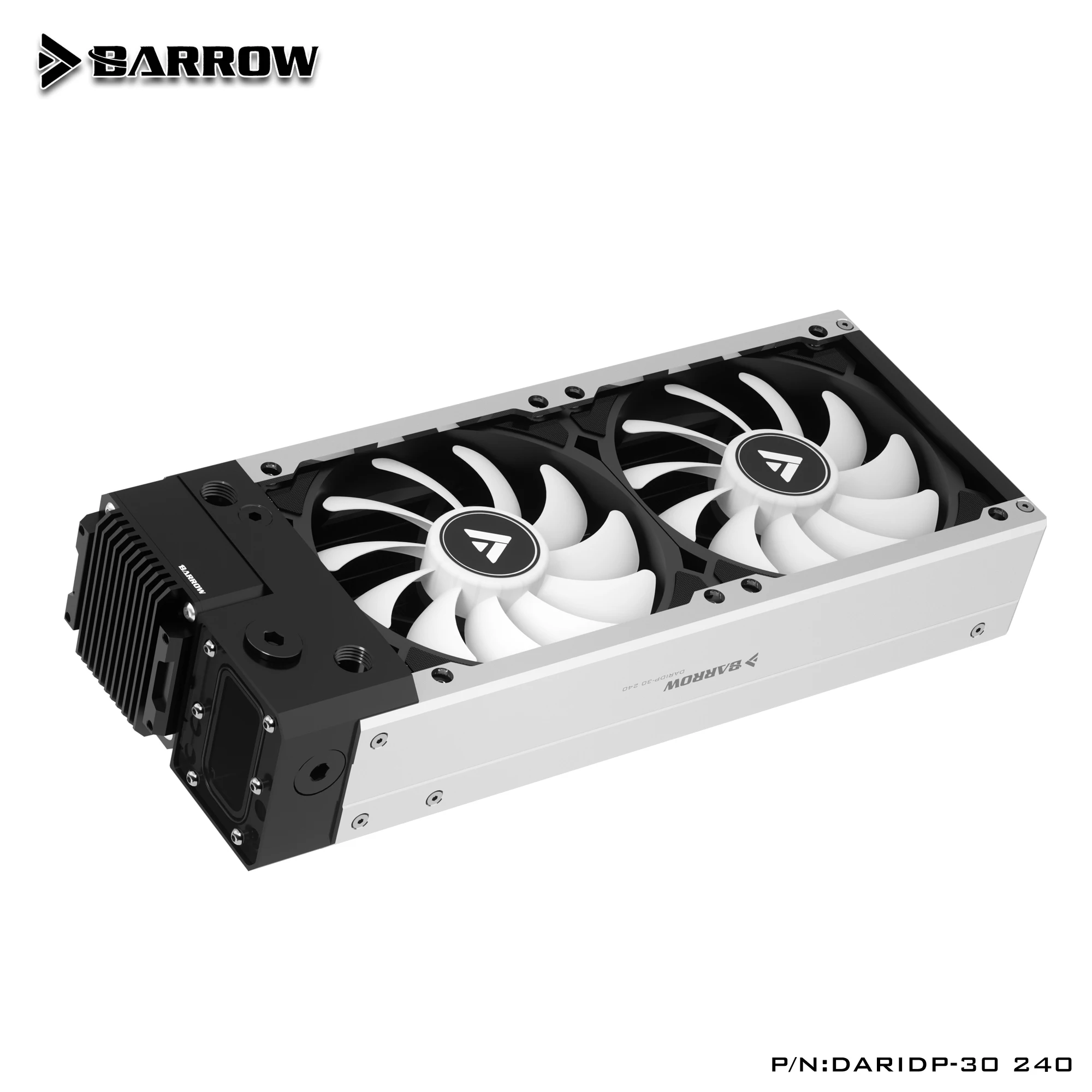 Imagem -02 - Solução de Integração Barrow-copper Water Discharge Liquid Heat Trocador 240 mm Radiador 17w Pwm Pump Fan Integrated Itx Case