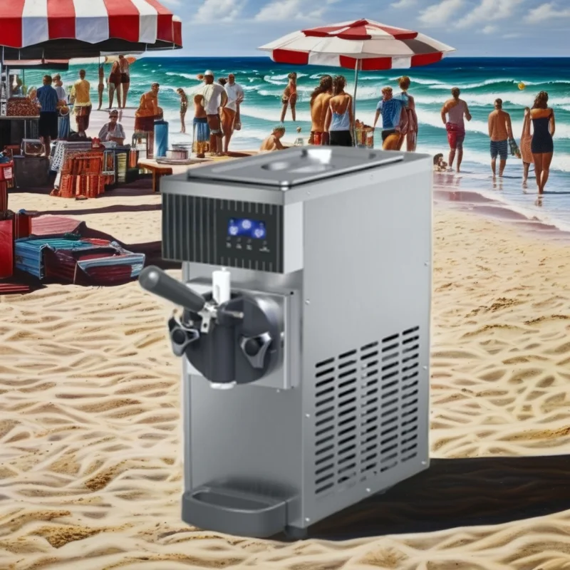 

Commercial Soft Single Nozzle Mini Ice Cream Machine