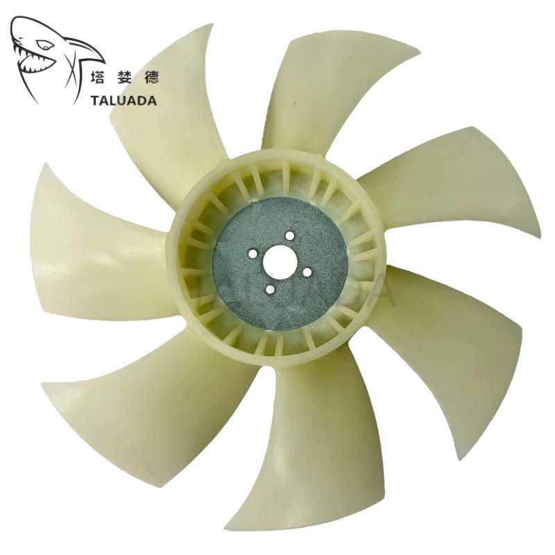 Cooling Fan 119717-44740 Fan For VIO10-2A VIO17 VIO15-2A Excavator 3TNV70 Engine Fan Blade Plastic Alloy High Quality