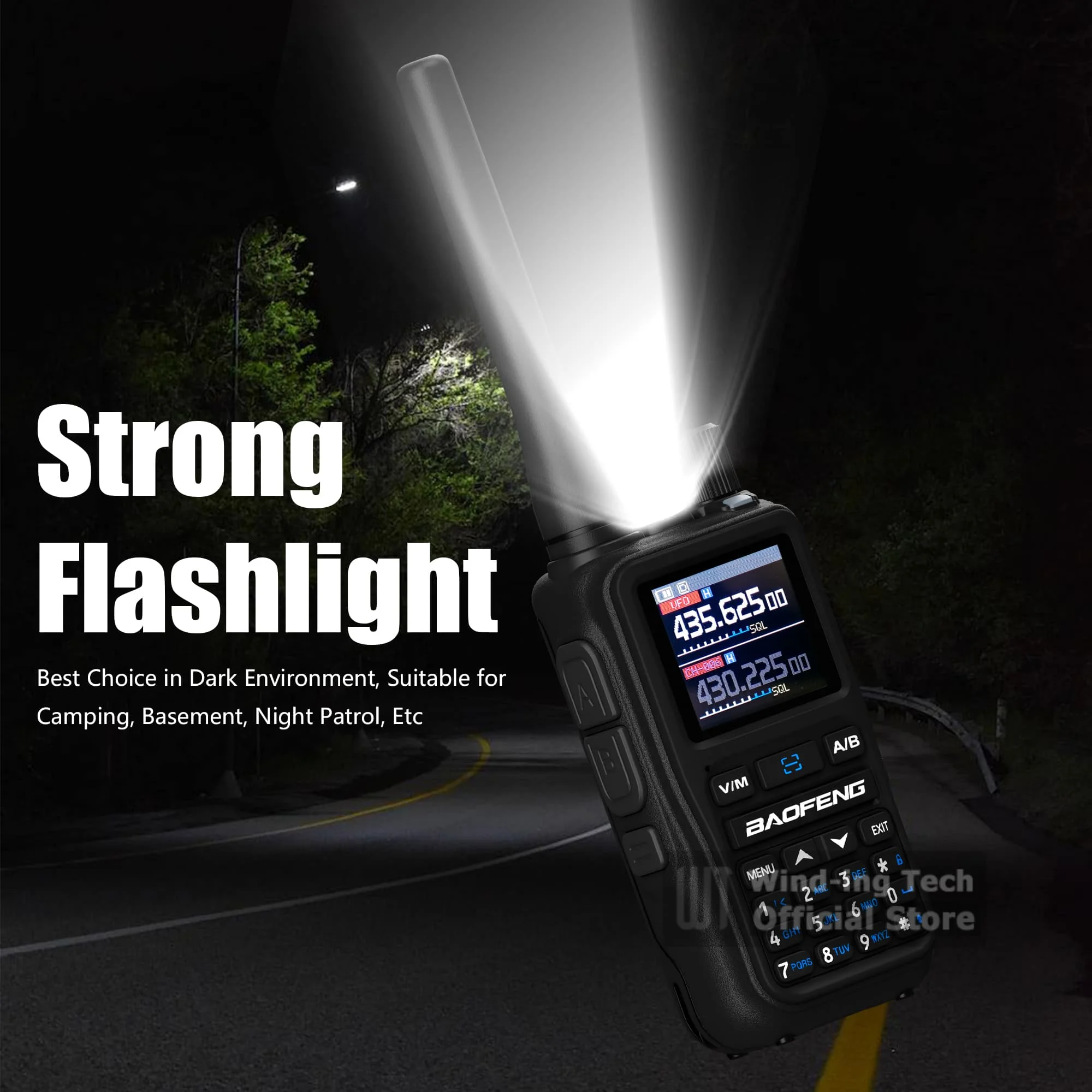 2 قطعة Baofeng UV 5R جهاز اتصال لاسلكي صغير بلوتوث برمجة تردد التنقل نوع C أسود مزدوج PTT أجهزة الراديو مناسبة للأسطول