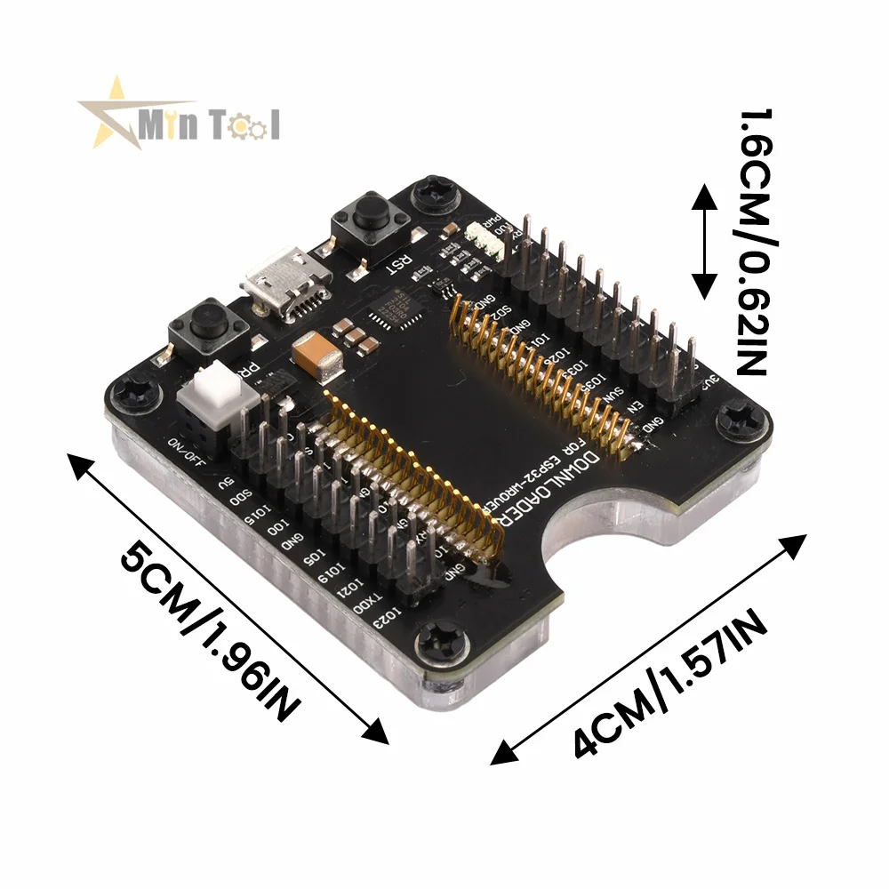 ESP-WROOM-32 ESP8266 Burning Fixture Development Board ESP-01/01S/07/07S/12E/12F Easy Programer for Electronic Component