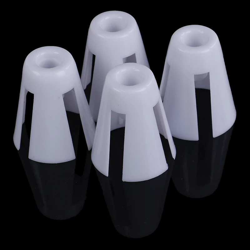 4pcs/Set Thread Spool Cone Holder Overlocker Serger Sewing Durable Plastic White Sewing Tool Accessories 3.2cm X 3.8cm