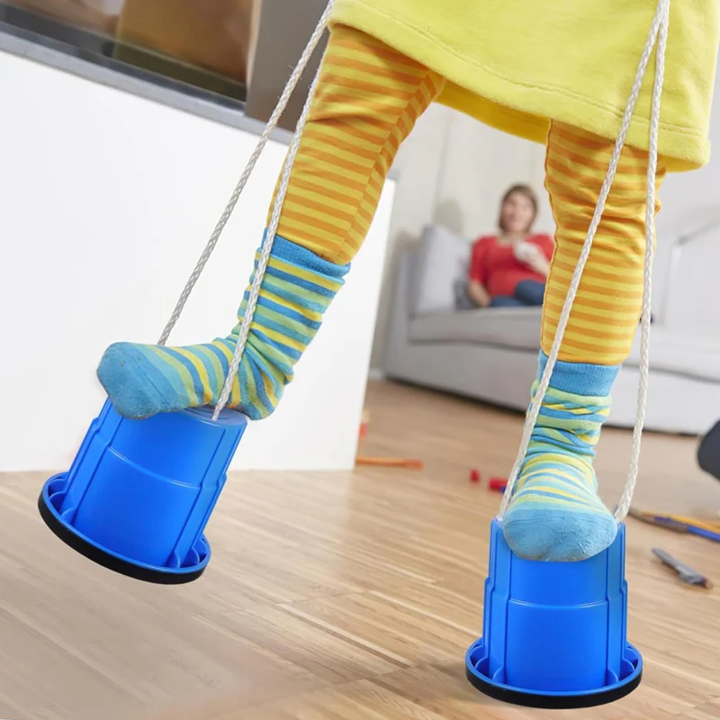 Childrens Walking Stilts Sensory Integration Training Obstacle Course Equipment Steppingstones Balance And Coordination Toys