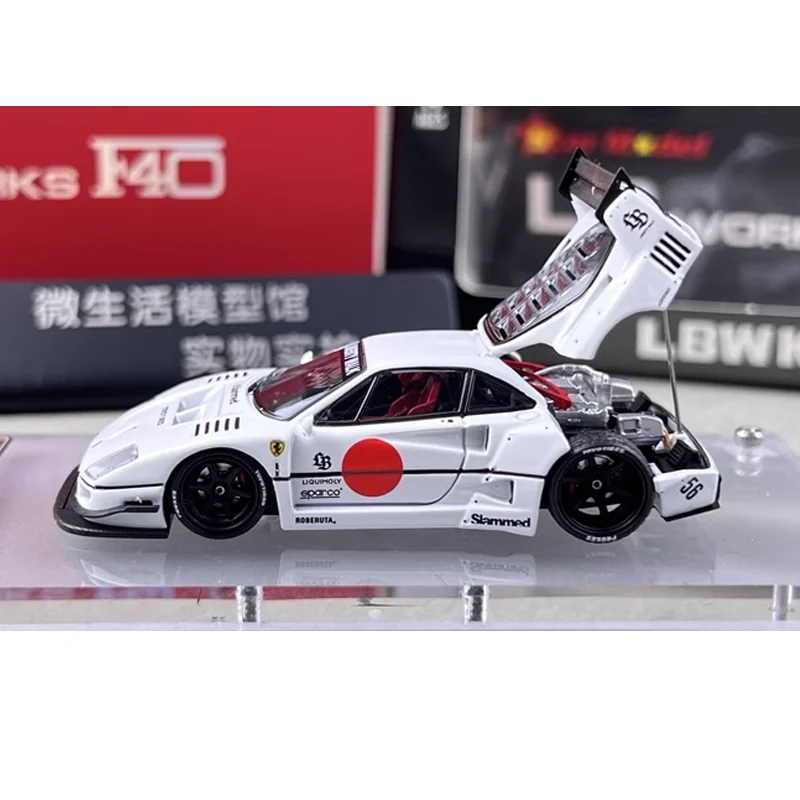 StarModel Schaal 1/64 Ferrari F40 LB-Works Legering Speelgoed Motorvoertuig Diecast Metaal Model Geschenken