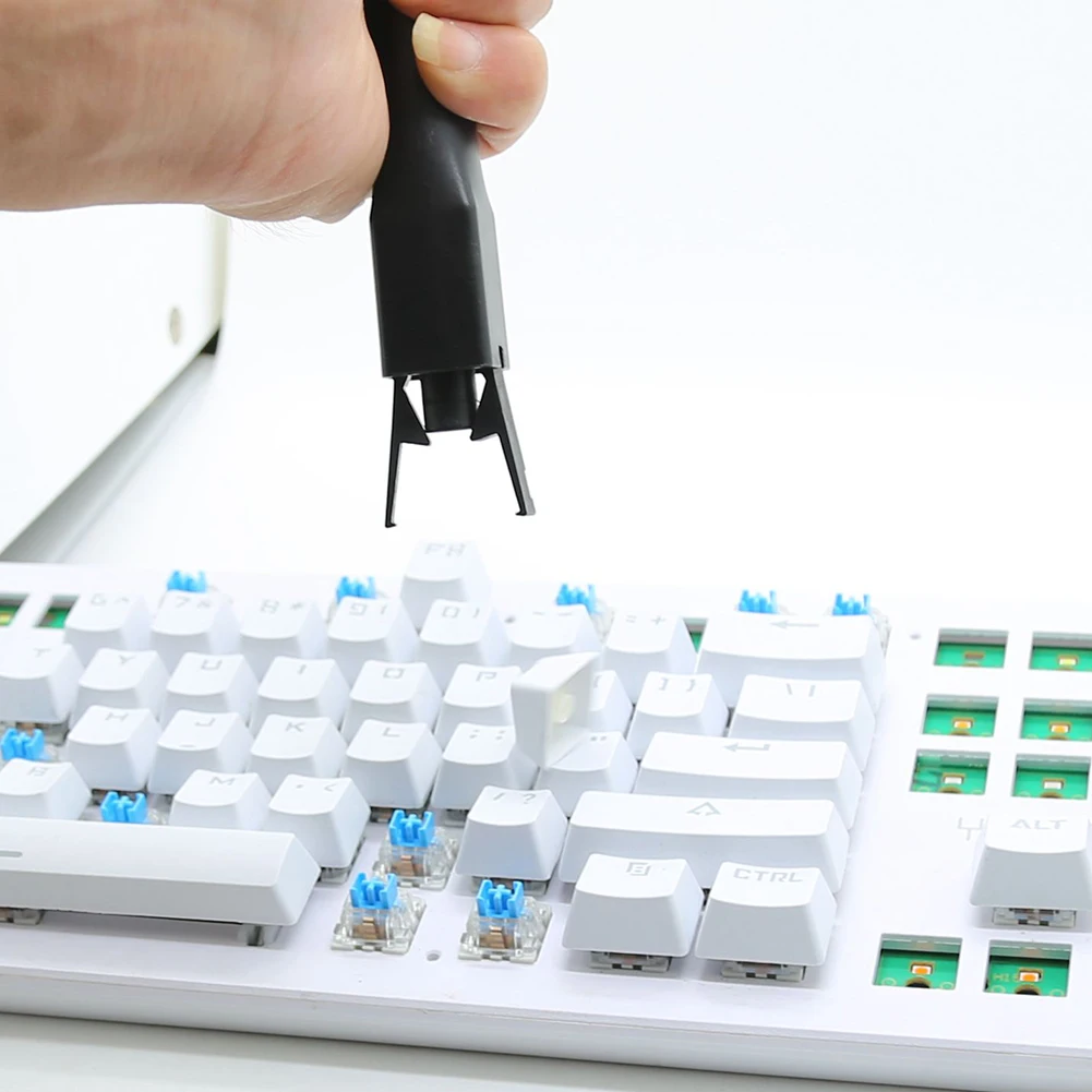Extractor de teclas, extractor de teclado mecánico, limpiador de polvo de repuesto para fijación, extracción de teclas, desdescarga