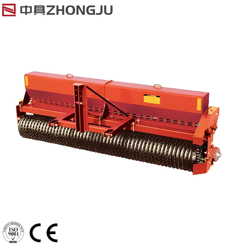 Tractor Suspension Lawn Seeder Small Loader Towed Grass Seed Planter Alfalfa Turf Planter