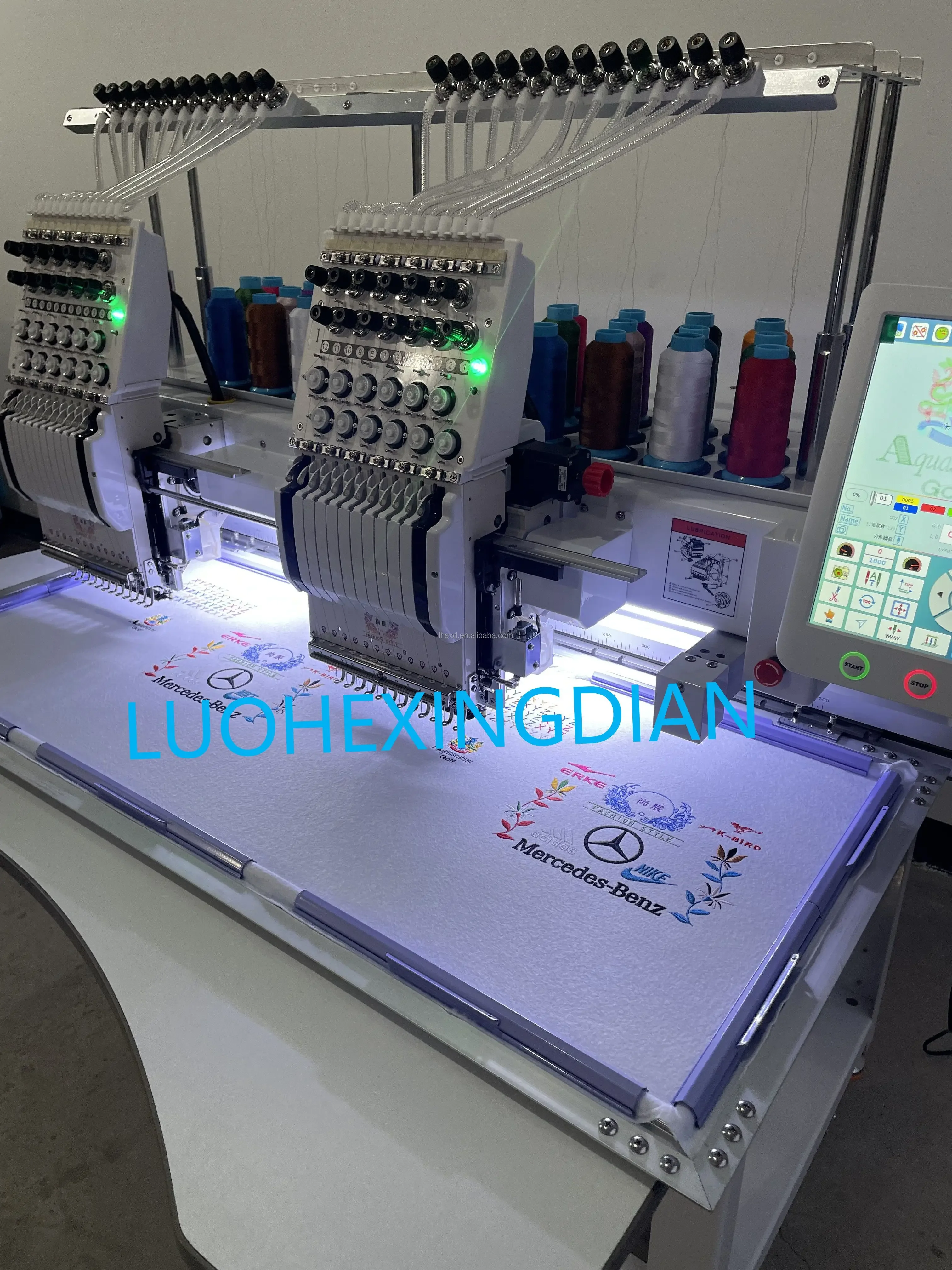 2-Kopf-Stickmaschine/Stickmaschine/Computer-Stickmaschine