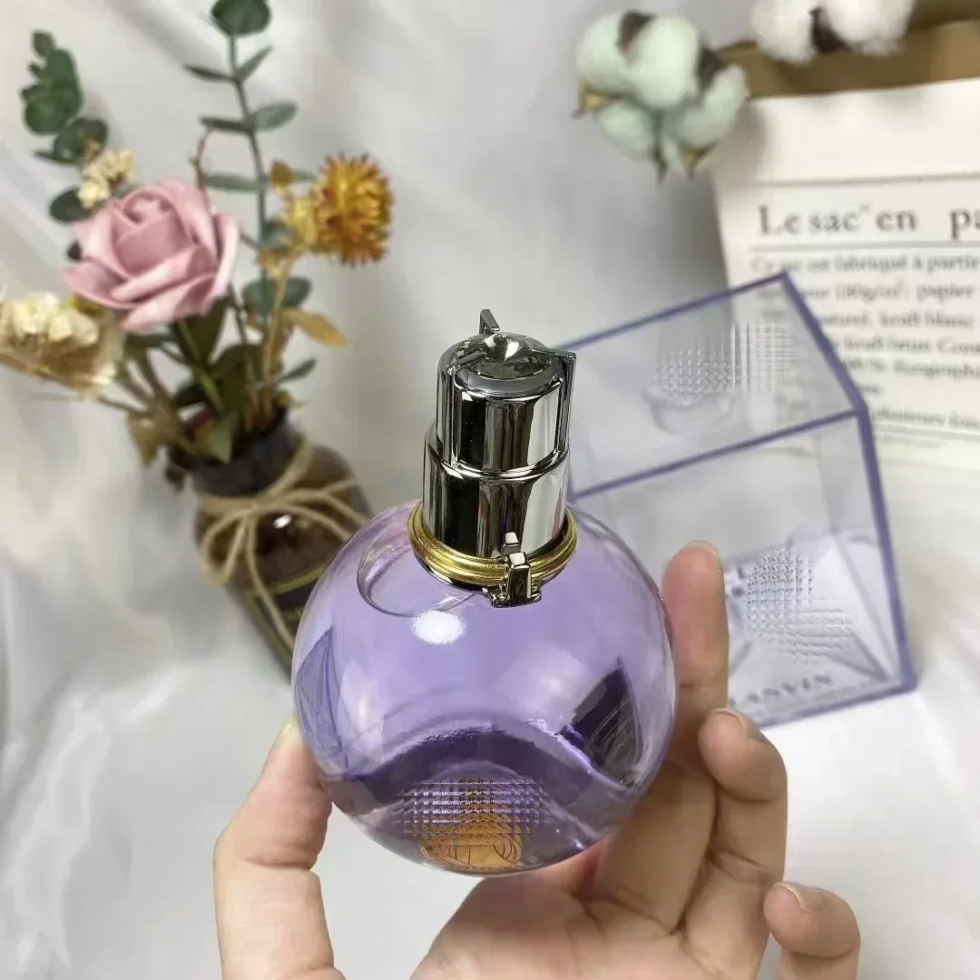 عطر ماركة 100 مل فرنسي أرجواني صغير لمبة إضاءة عطر يدوم طويلاً عطر L للنساء