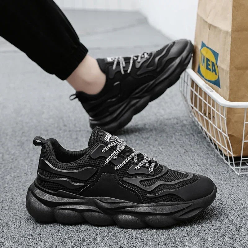 Fashion Platform Men Sport Shoes Casual Sneakers Couple Outdoor Breathable Lightweight White Running Shoes Women Tennis Shoes
