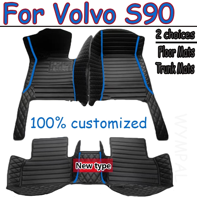 

Car Floor Mats For Volvo S90 2017 2018 2019 2020 2021 2022 Custom Auto Foot Pads Automobile Carpet Cover Interior Accessories