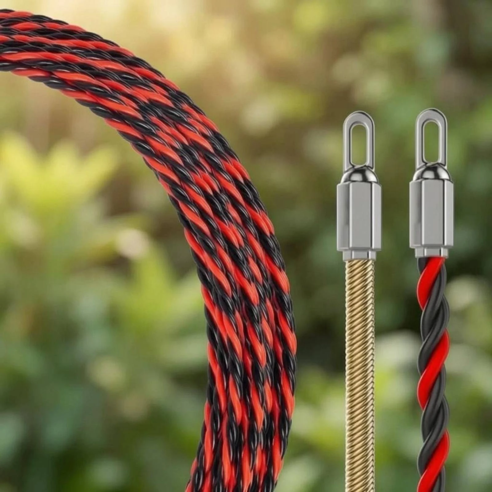 

Coil Wire Threader Wear-Resistant Wire Fishing Tool Flexible Conduit Puller Effortless Pulling Flexible Wire Snake