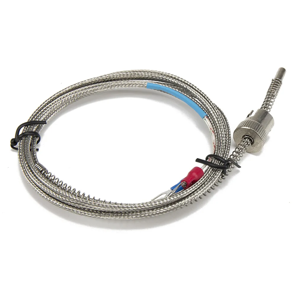 FTARS02 K E J type 2m metal screening cable 11.5mm hole diameter adjustable bayonet cap thermocouple temperature sensor