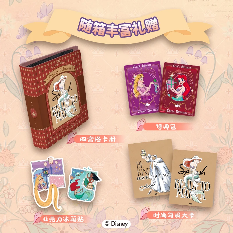 CardFun Disney Princess Shining Self Collection Card Original Box Genuine Snow White Card Cartoon Anime Peripheral Children Gift