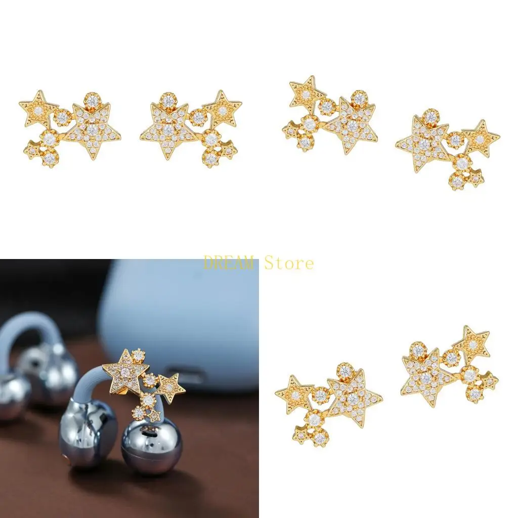 Earphone Stem Accessory Pair with Star Detail for Outfit Styling Best Sale