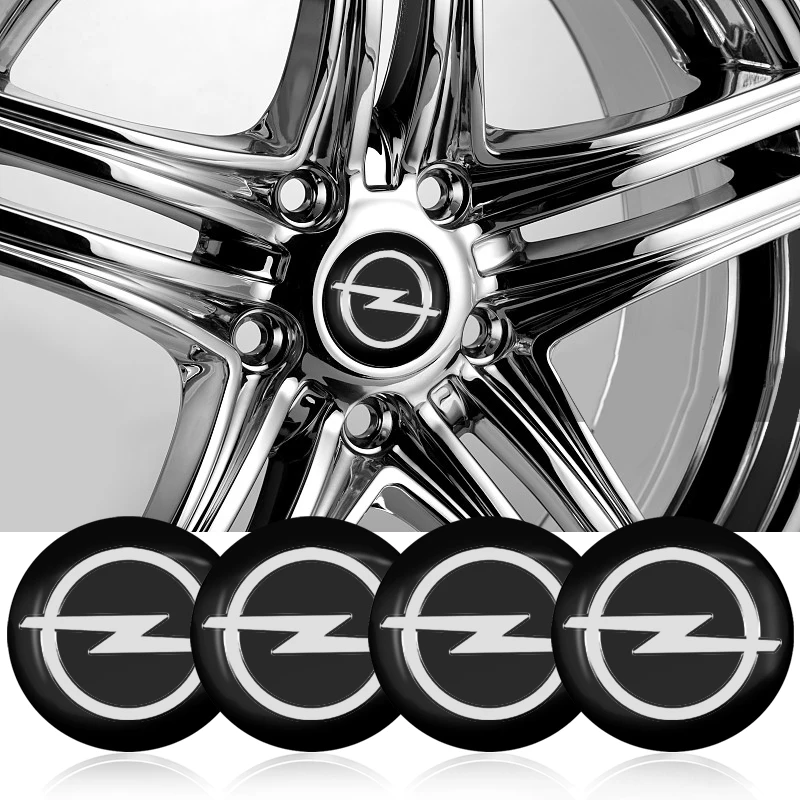 Hub Caps Car Wheel Center Caps rim badge Metal Stickers For Opel Corsa Astra Insignia Vectra Zafira Meriva Mokka Grandland