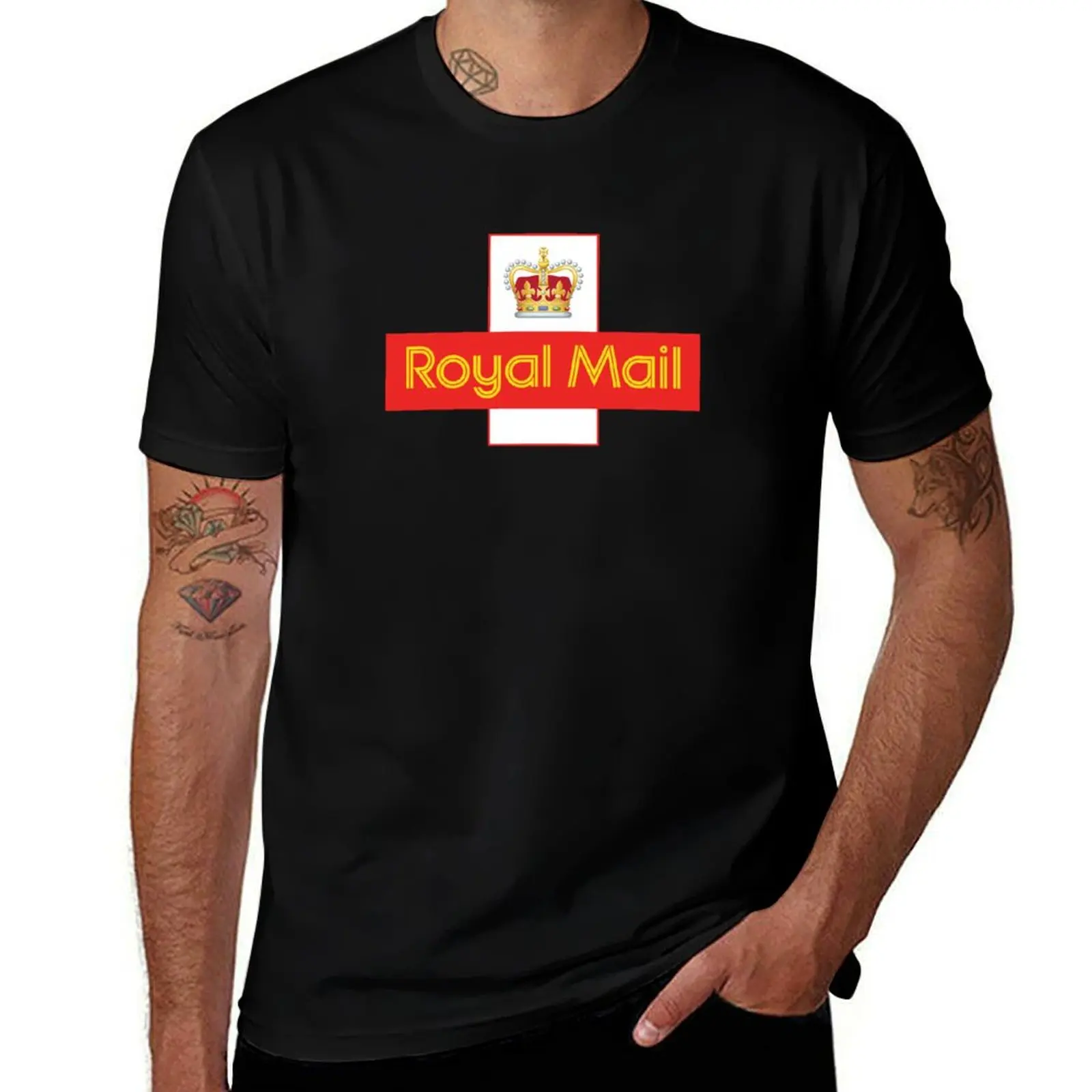 Royal Mail Logo - British Mail - England post man T-Shirt korean fashion graphic t shirts vintage t shirts for men cotton