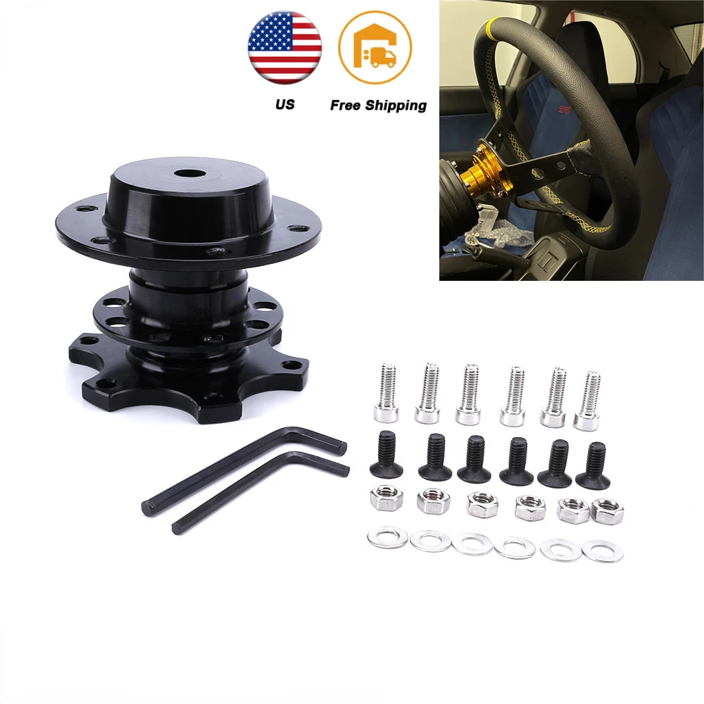 

Universal Car Steering Wheel Quick Release Kit Hub Adapter Snap Off Boss Game simulation steering wheel Adapter