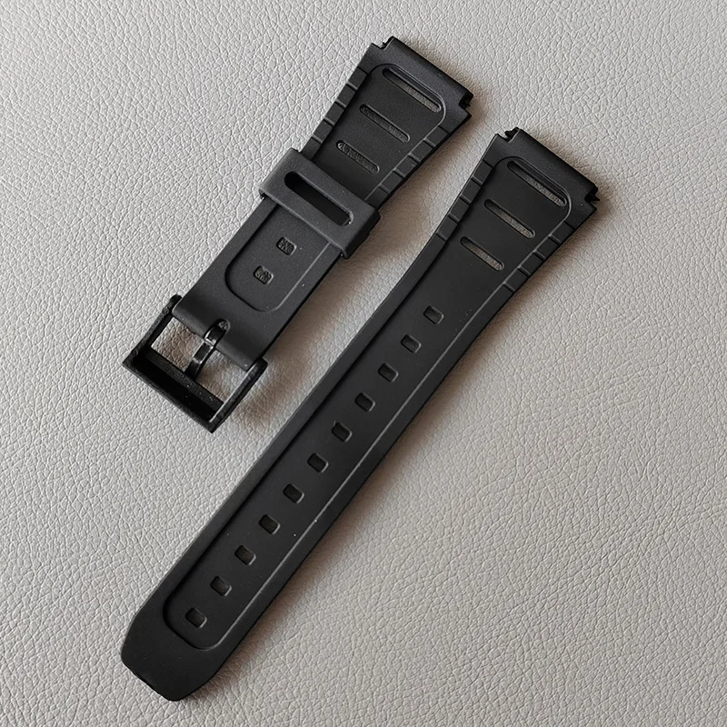 Silicone Watch Strap for Casio W-720 W-722 W-741 WL-100 CA-53 CA-61 for Calculator Watch Belt Rubber Wristband Sports Bracelet