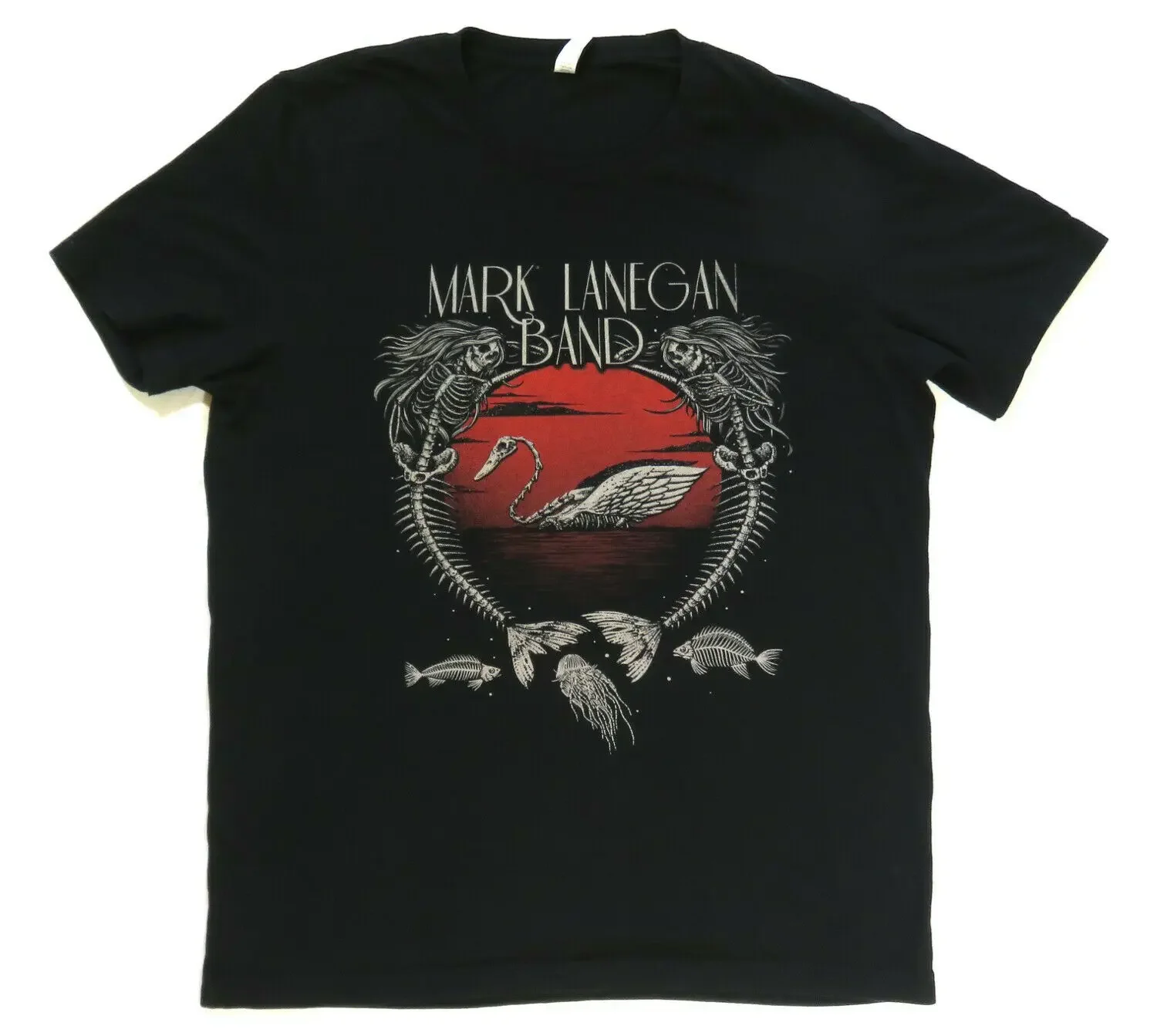 Mark Lanegan camiseta masculina, Miami Grunge, banda de rock, Screaming Trees, Qotsa