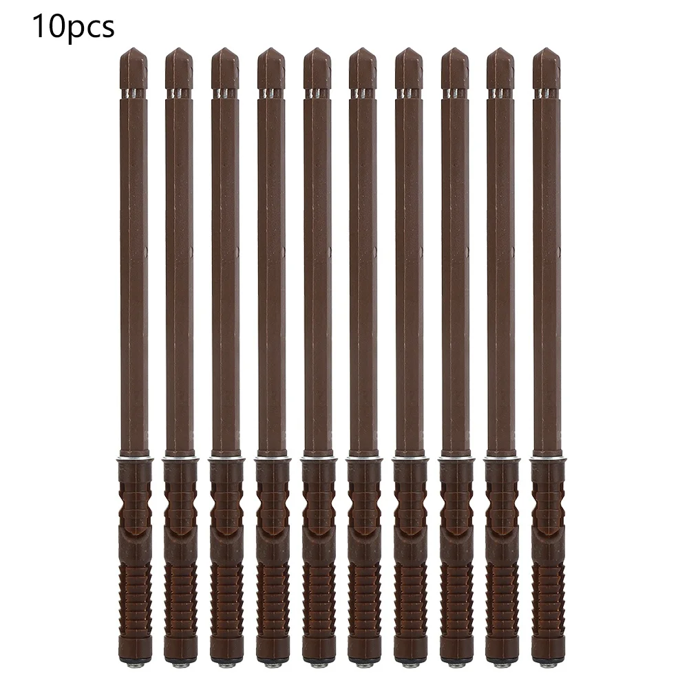 10PCs Wall Concealed Shelf Support Floating Steel Plastic Cover Hardware Accessory Removable
