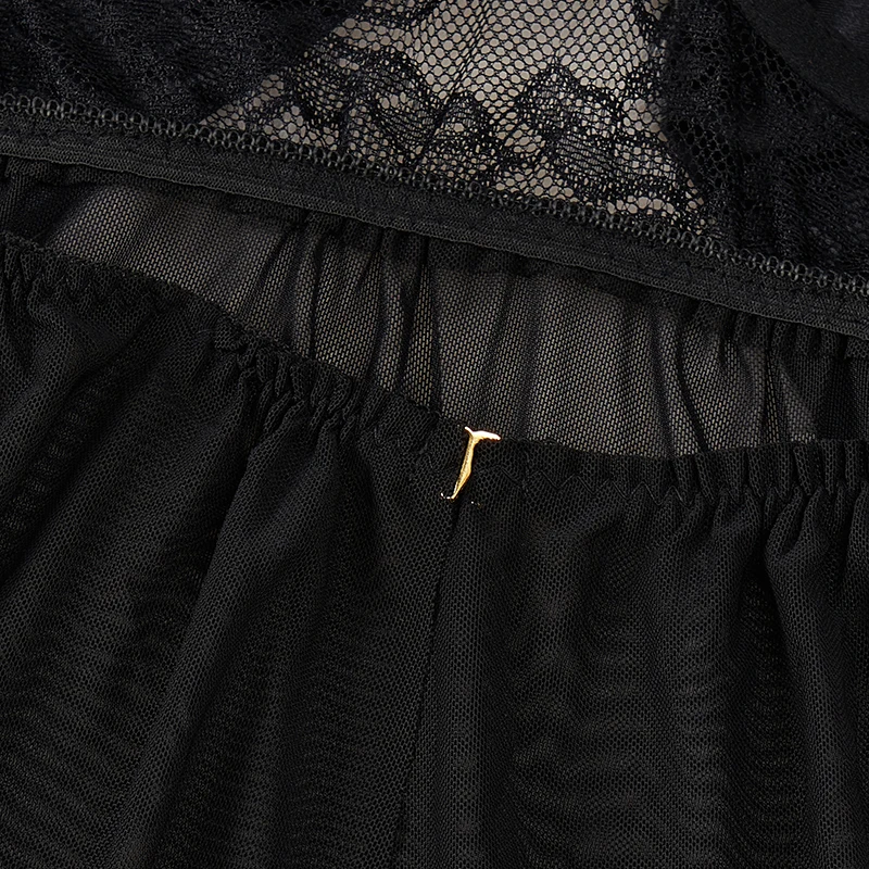 Необычное сетчатое платье на бретелях с бантом и открытой спиной, мини-платье, женское прозрачное спальное платье, нижнее белье с разрезом, ночная рубашка, новая одежда