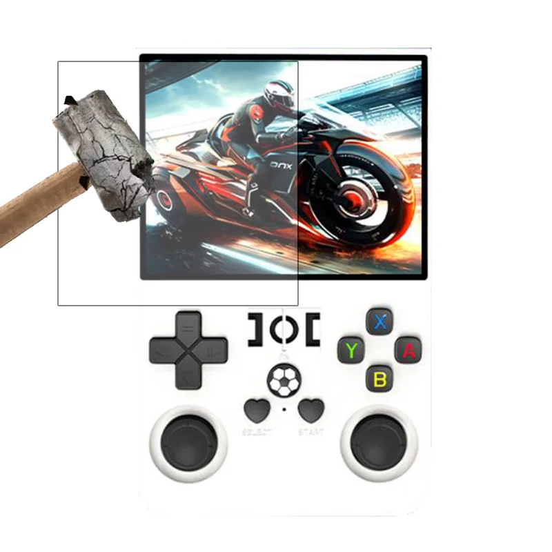 ل R36pro الزجاج المقسى حامي الشاشة الأفلام R36 برو لعبة وحدة التحكم 9H عالية الوضوح واقي للشاشة فيلم الملحقات