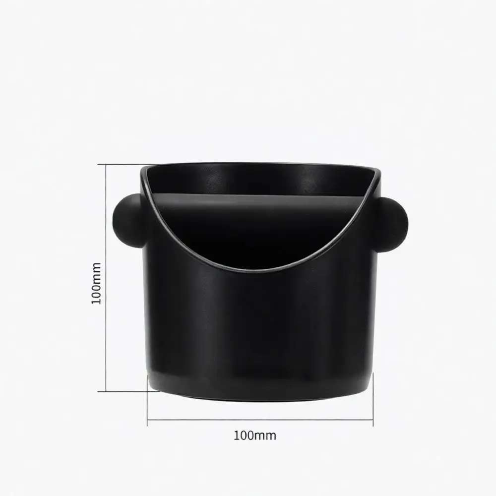 Compact Espresso Knock Bin ABS Plastic Coffee Grounds Container Small Waste Bucket For Kitchen Counter Barista Gear