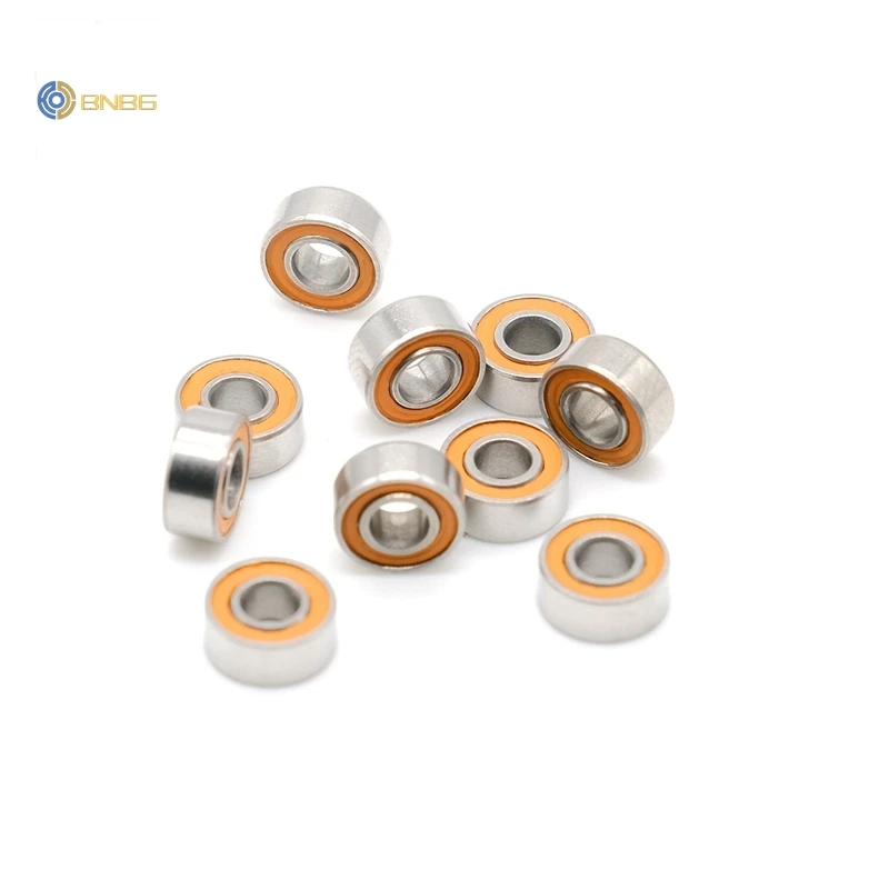 1Pcs S683RS CB 3x7x3 mm ABEC7 683 Stainless Steel Hybrid Ceramic Ball Bearing High Speed Bearing Without Grease Fast Turning