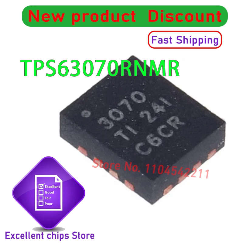 Original TPS63070RNMR TPS63070RNMT TPS63070RNM 3070 QFN15  Chipset 100% New and Genuine 10pcs/lot