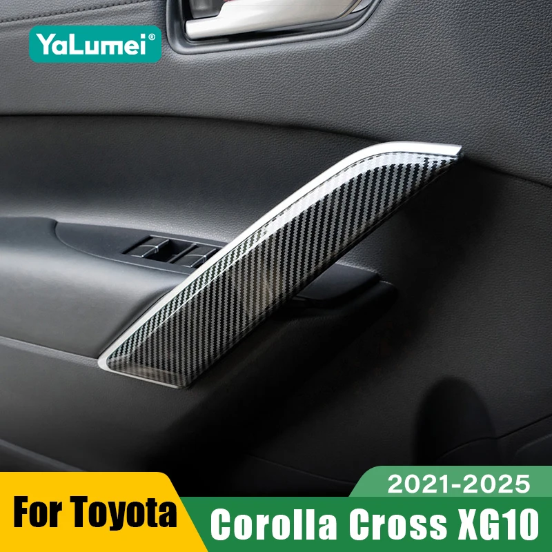 Für Toyota Corolla Kreuz XG10 2021 2022 2023 2024 2025 Hybrid Auto Vordertür Seite Innere Armlehne Trim Abdeckung streifen Zubehör