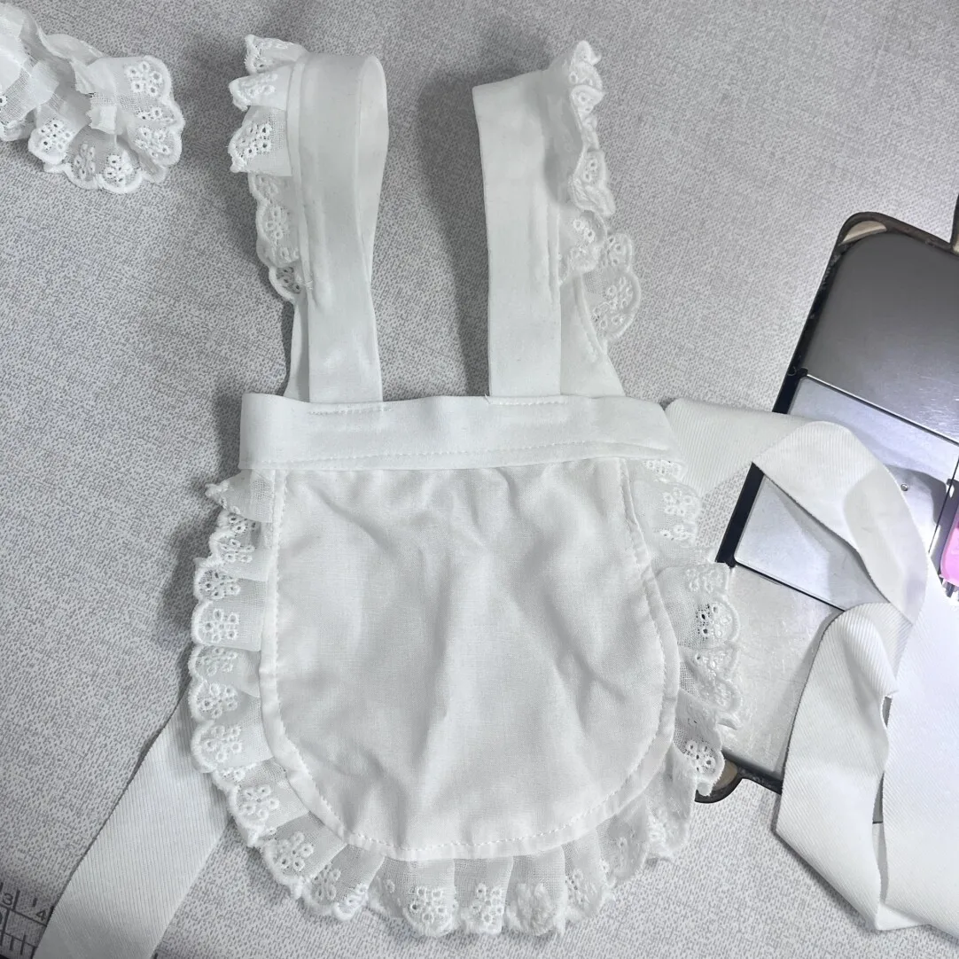 

Одежда для кукол BJD 45/62-68/75/77 см (мужские и женские куклы), белый фартук горничной, аксессуары для кукол 1/4 1/3, игрушка для игры в дочки-матери.