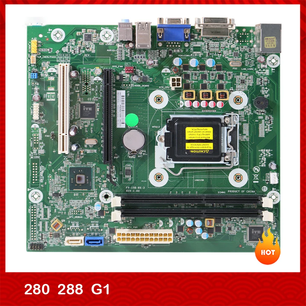 

Original Desktop Motherboard For HP for 280 880 G1 900614-001 900614-601 862540-001 DDR3 H81 FX-ISB-8X-3 REV:1.0 Good Quality