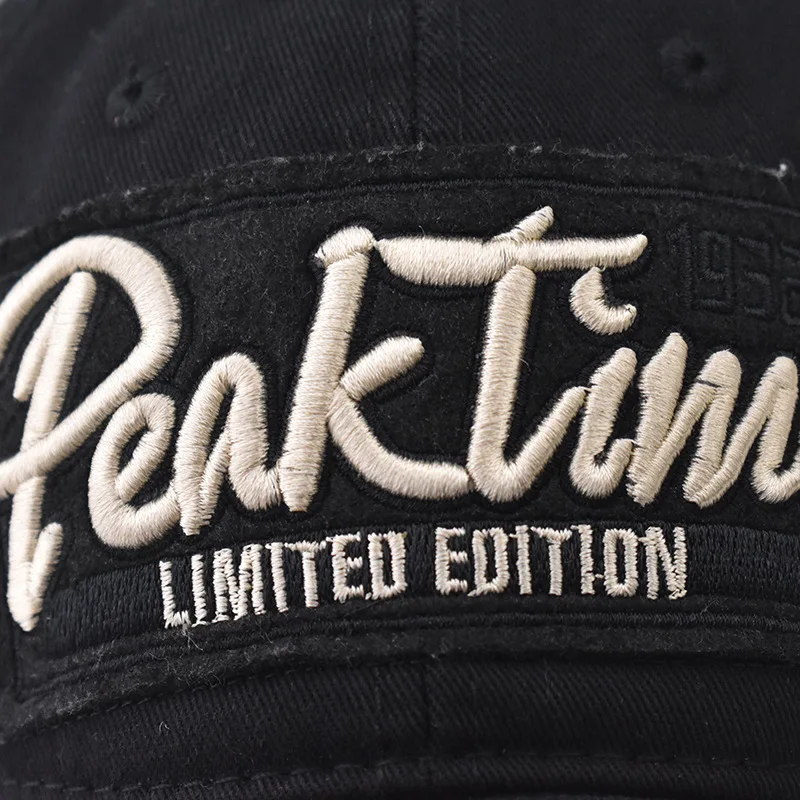 قبعة بيسبول Snapback قبعة الشمس قبعة ربيع الخريف قبعة بيسبول قبعة رياضية الذروة الوقت التطريز الهيب هوب المجهزة قبعة #6