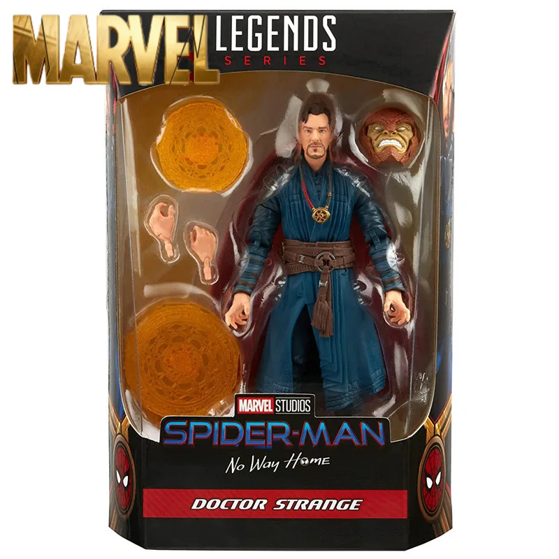 

Коллекционная статуэтка Marvel Legends Series: Доктор Стрэндж (фигурка с подвижными элементами) и Человек-паук: Нет пути домой (с взаимозаменяемыми частями)