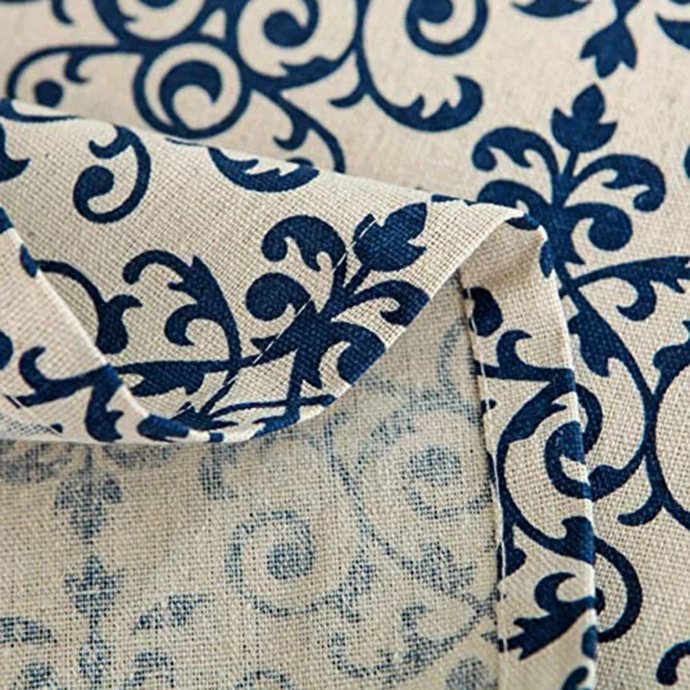 Housse anti-poussière pour réfrigérateur en porcelaine bleue et blanche, pour Machine à laver, avec sac de rangement, couverture solaire universelle, B78B-2X