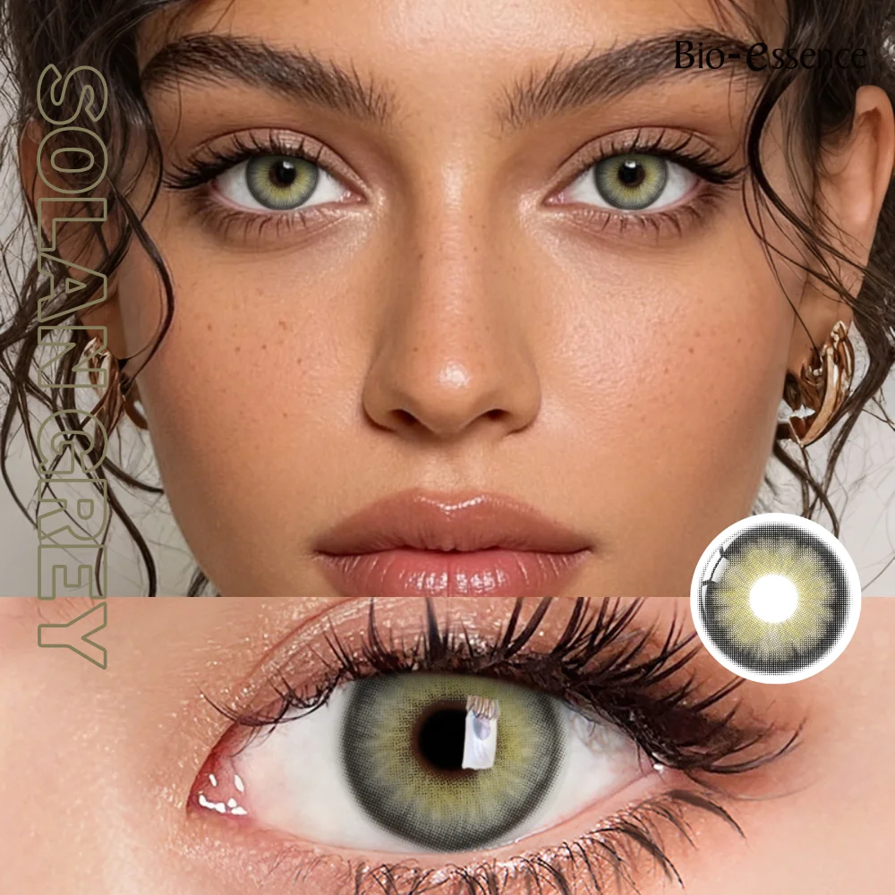 Bio-essence Kontaktlinsen 2PCS Farbige Kontaktlinsen Cosplay Rote Linsen 1 Jahr Mode Farbe Schönheit Linsen Party Nette Augenlinse – Detail 20