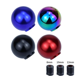 NEW Aluminum Round Ball Gear Shift Knob For Most Cars Manual Transmission Vehicles Interior Replacement Parts