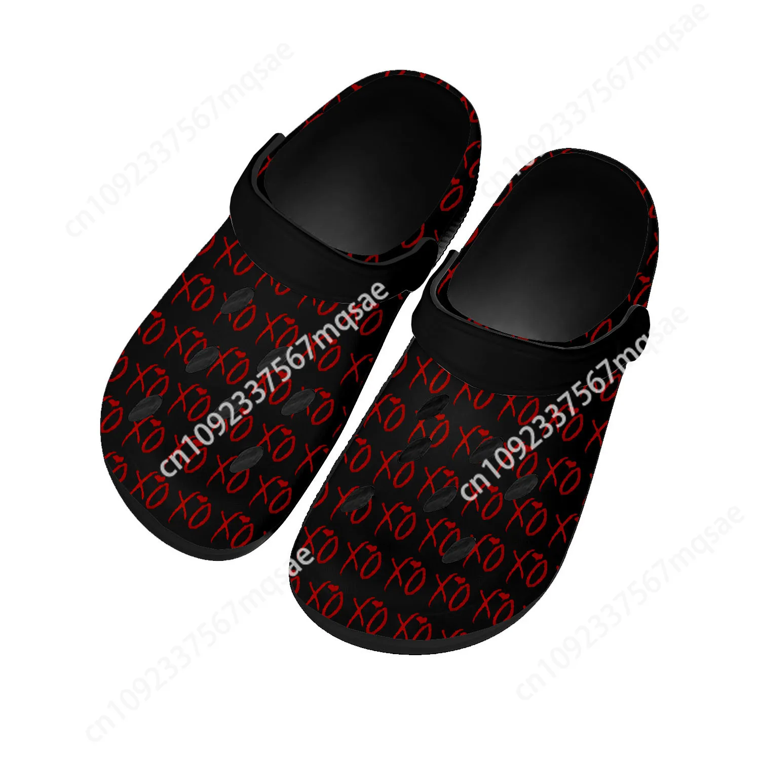 The Weeknd Singer Pop Home Clogs Custom Water Shoes Mens Womens Teenager Shoe Garden Clog Breathable Beach Hole Slippers Black