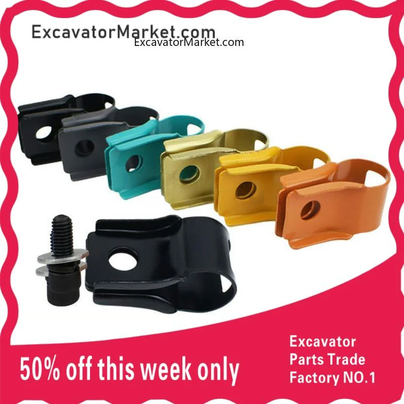 

High Quality For SANY 55 60 tubing clamp fixing clip pipe clamp 4 points durable high quality Excavator