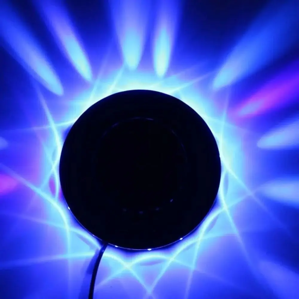 Colorful LED Disco Ball Light Flashing Light Rotating Design Stage Light USB Powered Wall Mount Sound Activated Light Bar Party