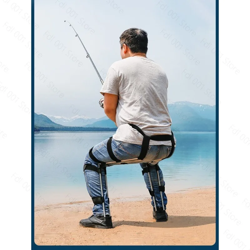 Chairless Wearable Invisible Seat | Ergonomic Exoskeleton Human-Assist Chair for Hands-Free Seating