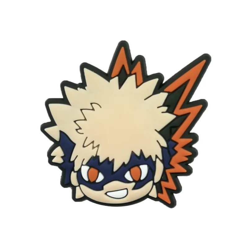 7–18 Stück japanische Manga-Schuhanhänger My Hero Academia Cartoon-Schuhzubehör, Dekoration, passend für Clog-Sandale, Party, Kindergeschenke – Detail 18