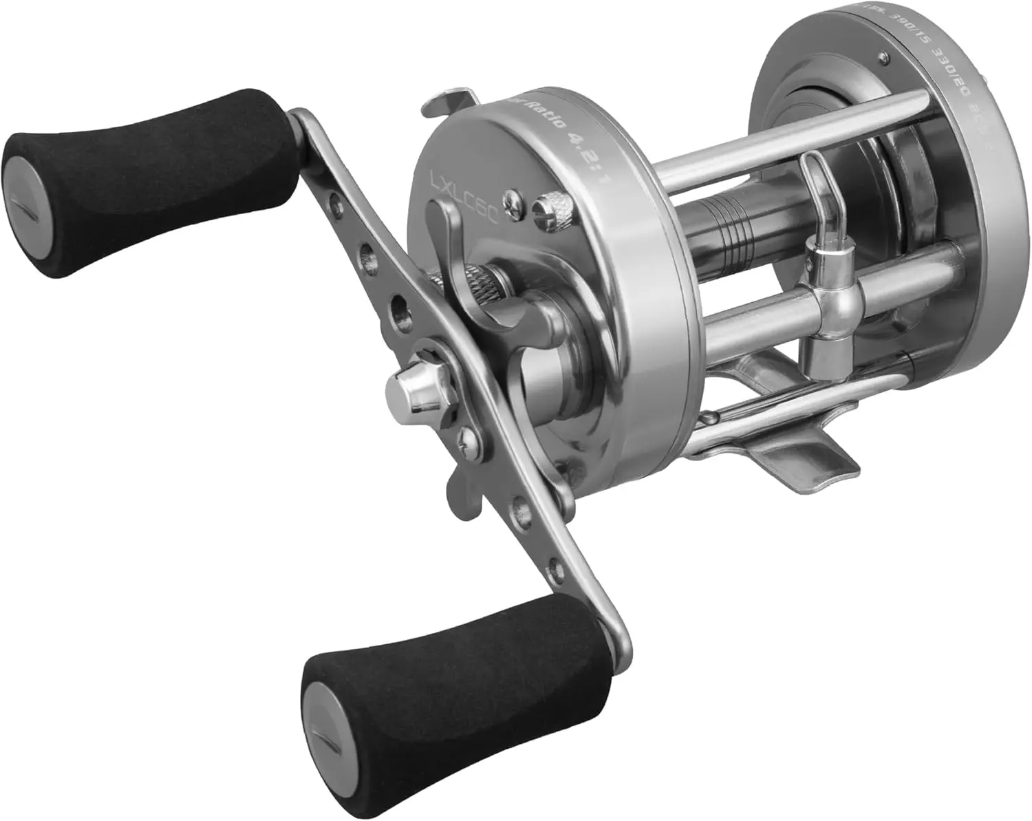 

Baitcast Fishing Reel, Right-Hand Retrieve, 4.2:1 Gear Ratio, 4 Bearing System