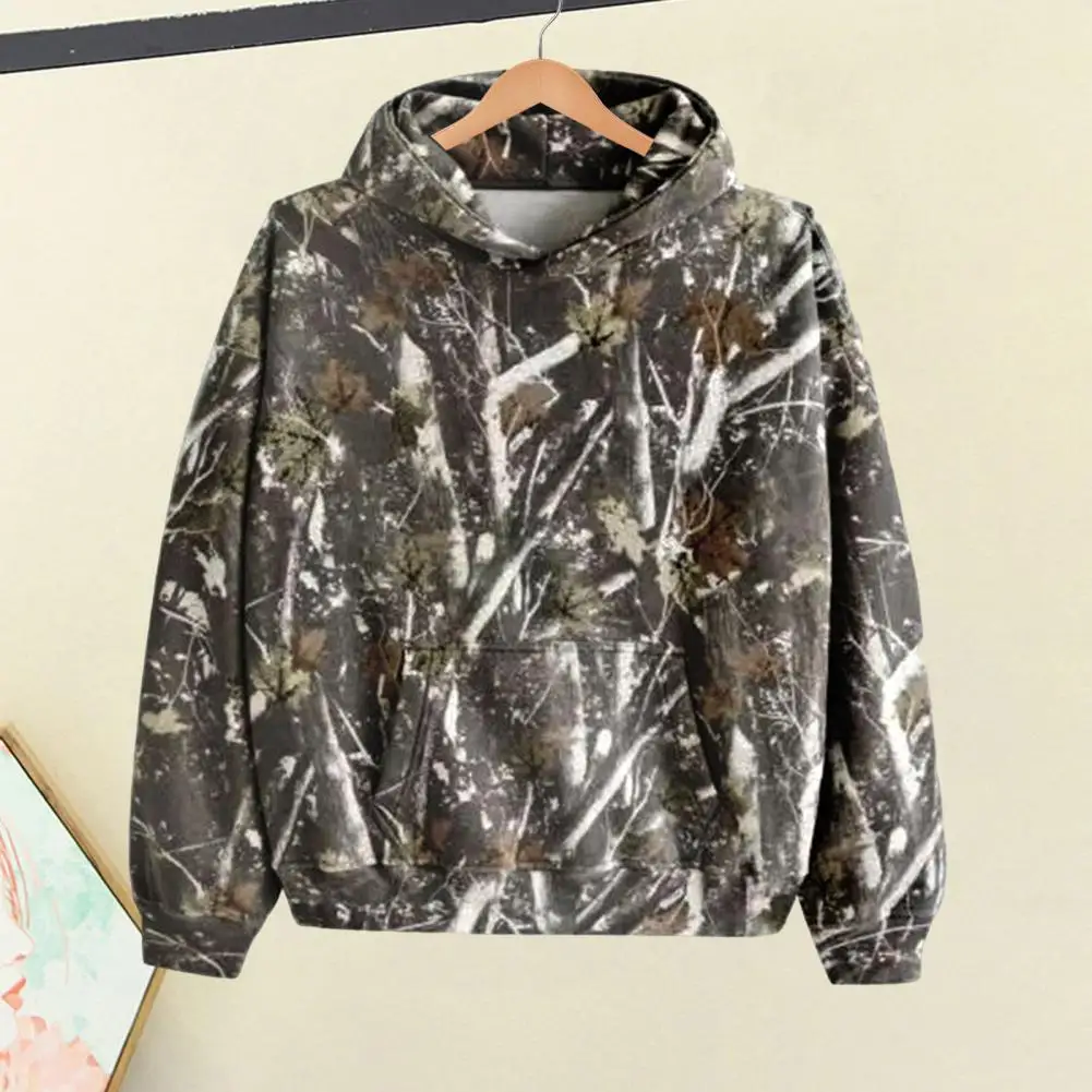 Lightweight Women Hoodie Women Oversized Hoodie 3d Maple Printing Women's Hoodie with Big Front Pocket for Fall for Hunting