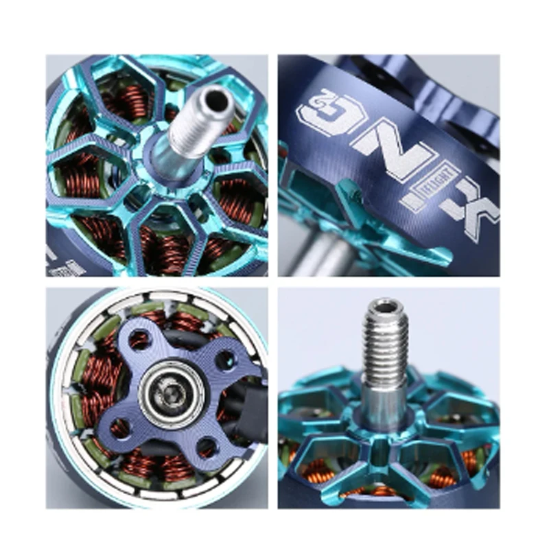 IFlight XING2 3106 1500KV 4-6S FPV moteur Unibell avec arbre en alliage de titane de 5mm Compatible hélice de 7/8/9 pouces pour Drone FPV